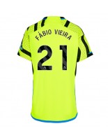 Arsenal Fabio Vieira #21 Venkovní Dres pro Dámské 2023-24 Krátký Rukáv